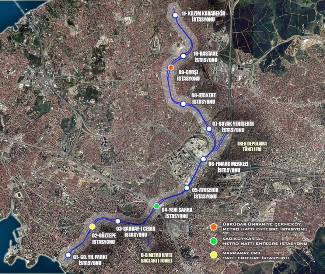 İBB'nin metro atağı: Dev projede geri sayım! Anadolu Yakası yeni metro hattına o tarihte kavuşuyor 6
